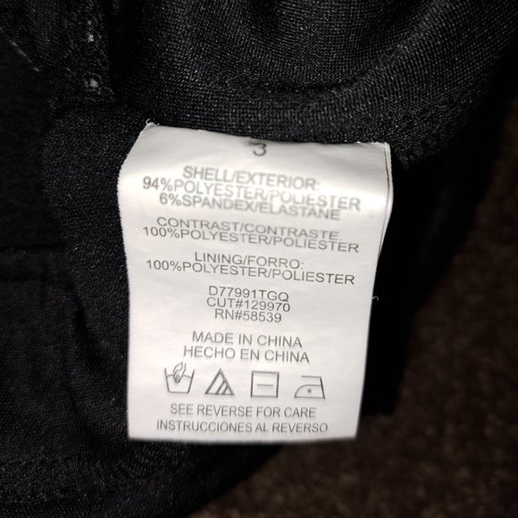 Speechless Black,White &Gray Beaded Strappy Back Fit and Flare Dress Size 3 - Picture 9 of 9